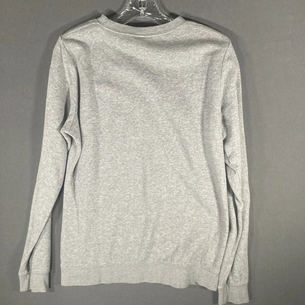 Vintage Nike Crewneck Sweatshirt‎ Gray Mens Size Medium Swoosh Embroidered